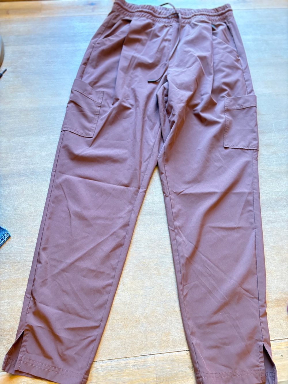 Apana Women's Straight Leg Pants in Mauve Pink